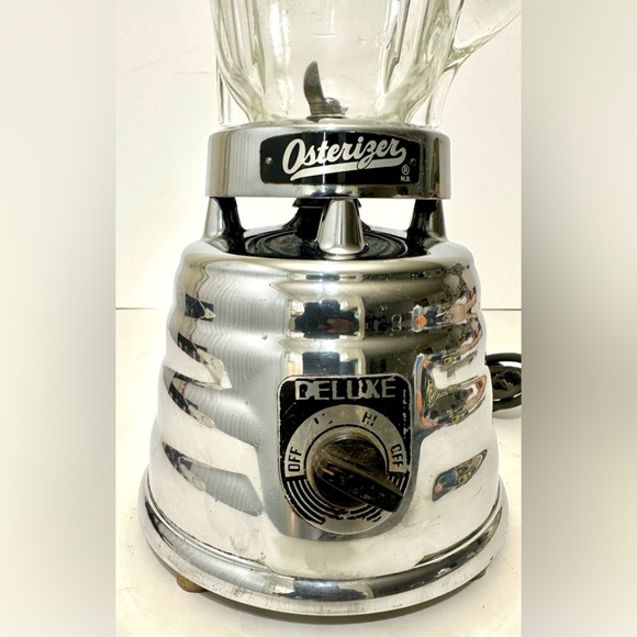 Vintage 1950's Oster Osterizer Model 403 Beehive Chrome 4 Cup 2 Speed Blender - Picture 3 of 12